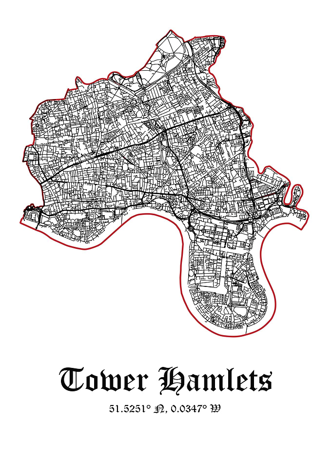 Tower Hamlets Map