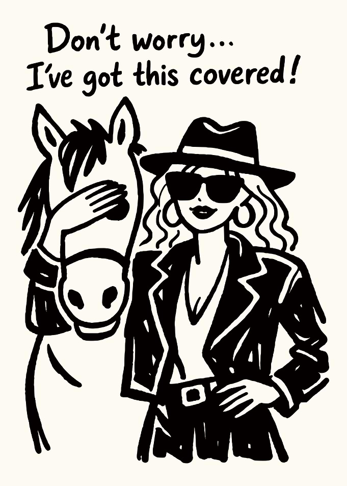 I've got this covered! funny poster