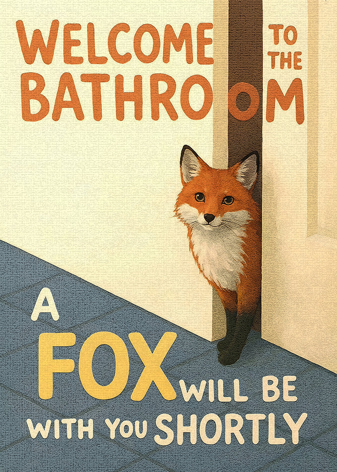 Welcome to the Bathroom Fox