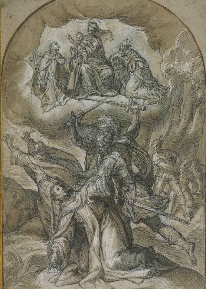 Religious Scene with Madonna and Child