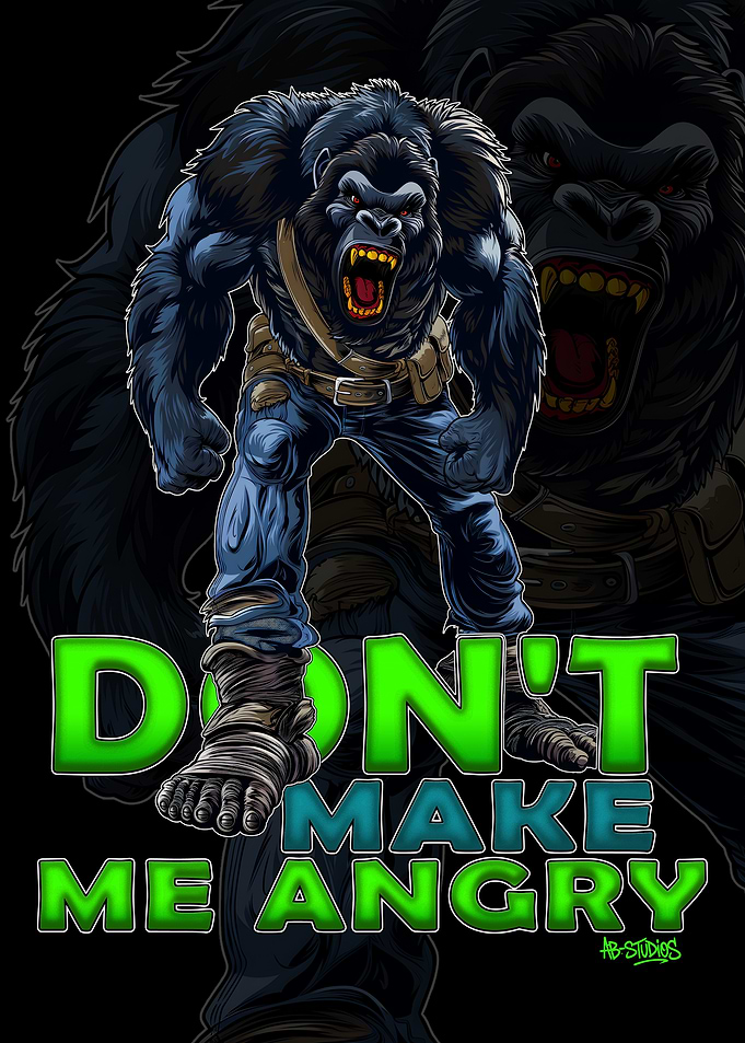 Angry Gorilla 'Don't Make Me Angry'