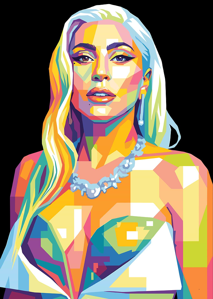 Lady Gaga Pop Art