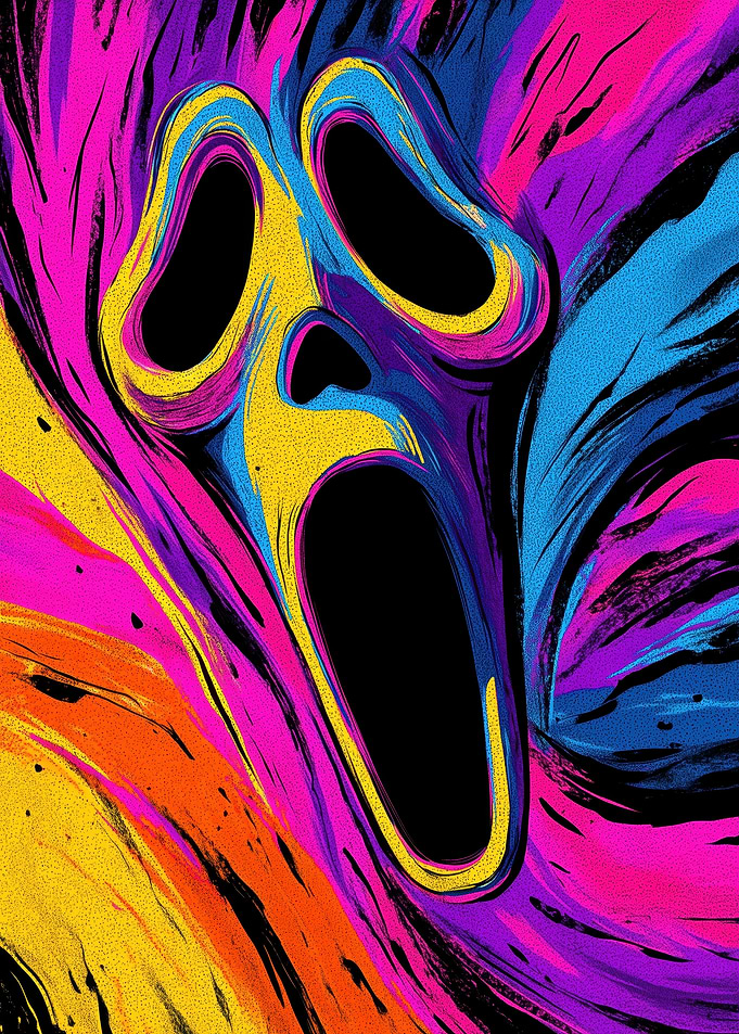 Scream Mask Pop Art