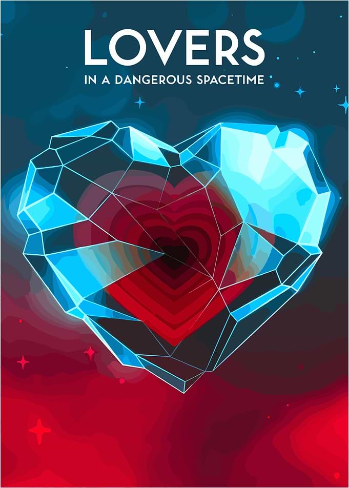Lovers in a Dangerous Spacetime Game Art