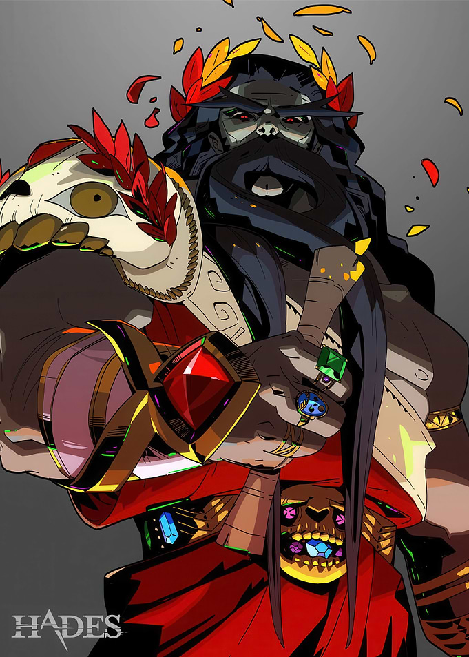 Hades Game Character Portrait