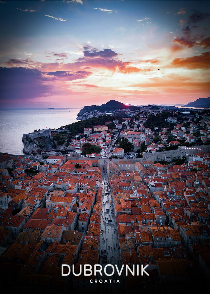 Dubrovnik at Sunset