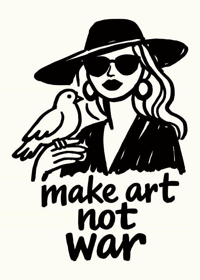 make art not war