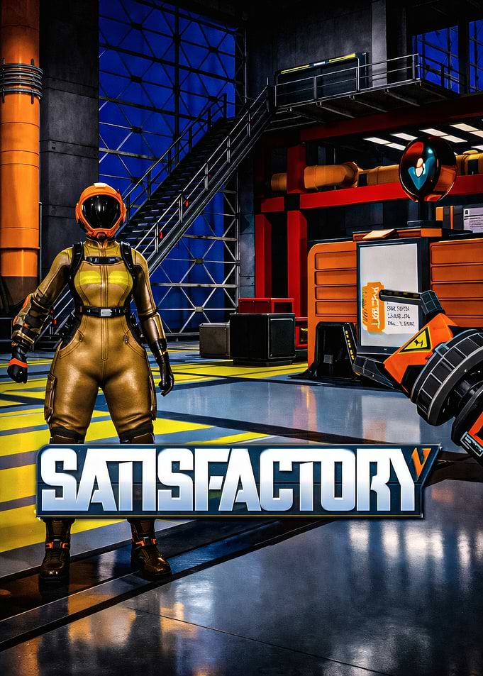 Satisfactory Game Cover Art