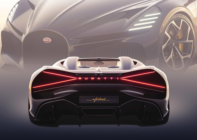 Bugatti Mistral Rear View