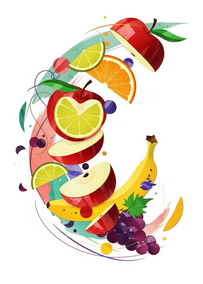 Abstract Fruit Composition