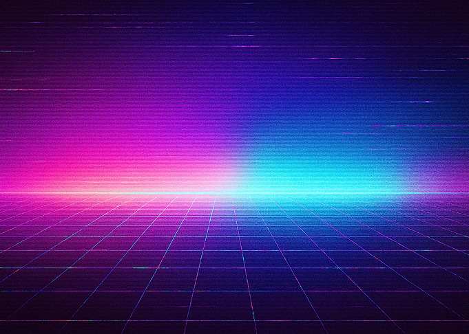 Retro Grid Horizon