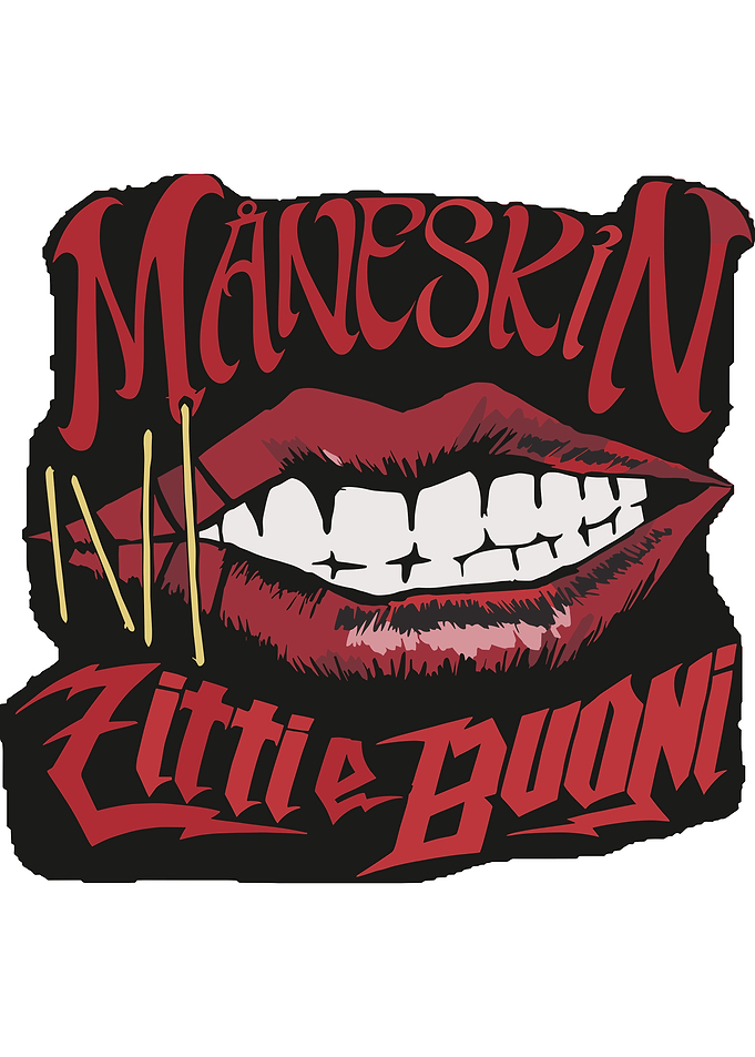 Måneskin Zitti e Buoni Logo