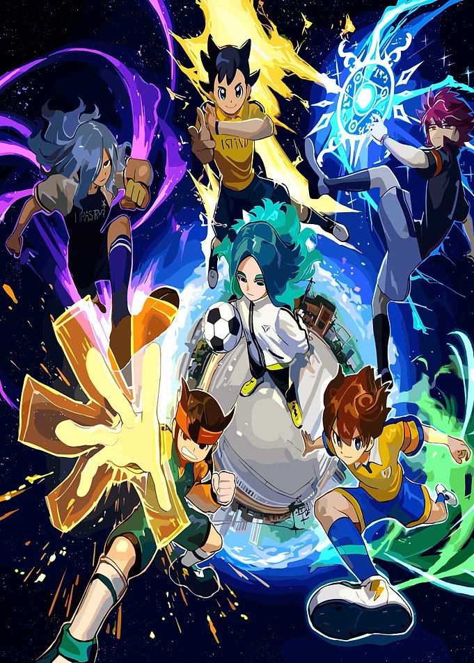 Inazuma Eleven Characters in Action