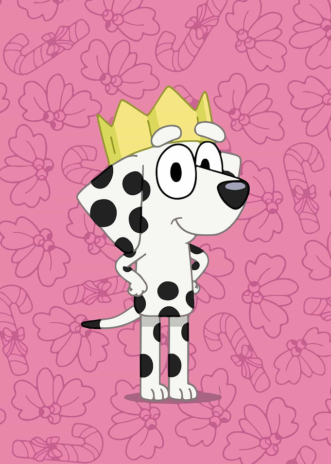Bluey King with Crown