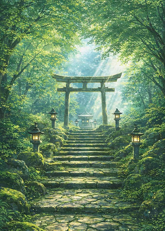 Enchanted Forest Shrine Path