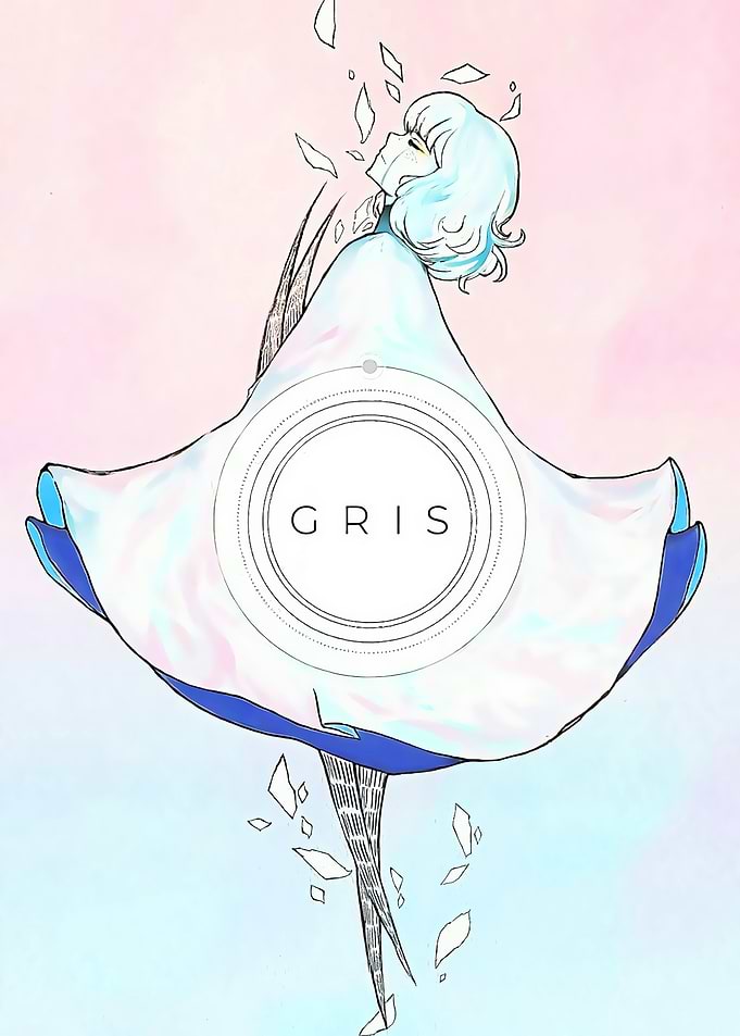 Gris Character with Shattered Pieces