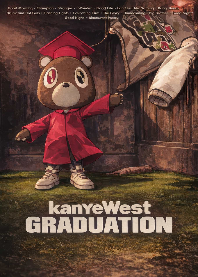 Kanye West Graduation Album Cover