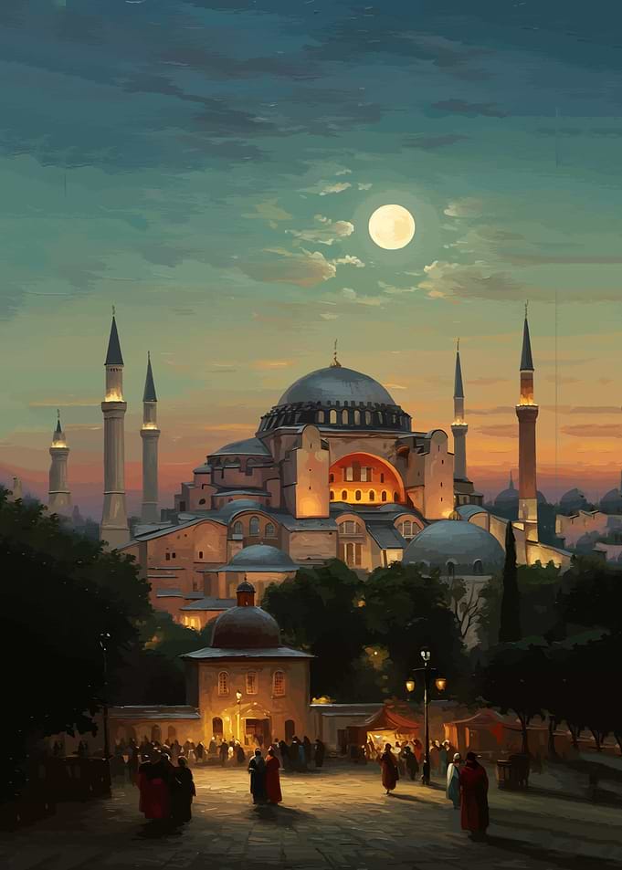 Hagia Sophia at Dusk