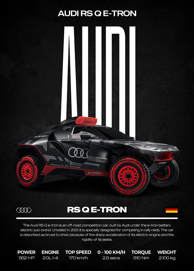 Audi RS Q e-tron Rally Car