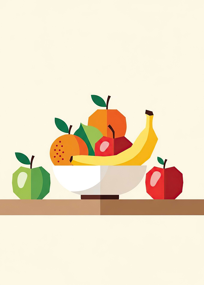 Geometric Fruit Bowl