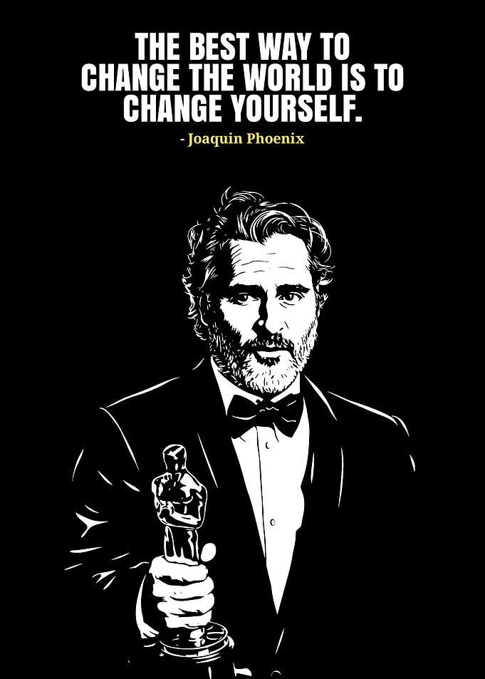 Joaquin Phoenix Oscar Quote