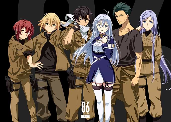 86 Eighty-Six Anime Characters
