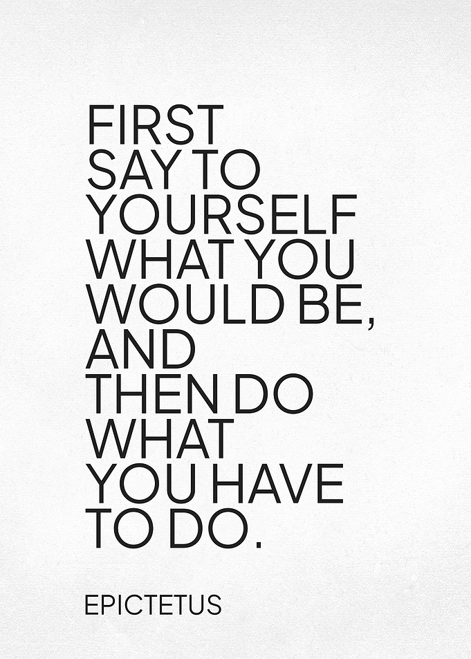 Stoic Motivation Epictetus Quote
