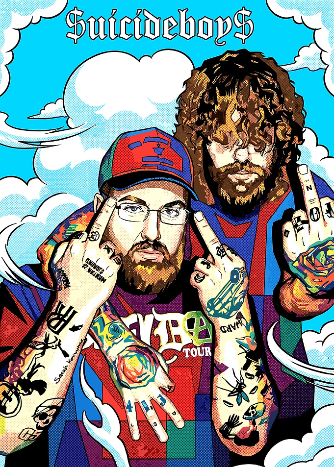 Suicideboys Pop Art Portrait