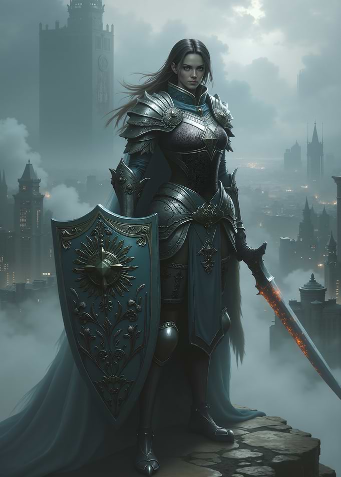 Fantasy Knight in Armor