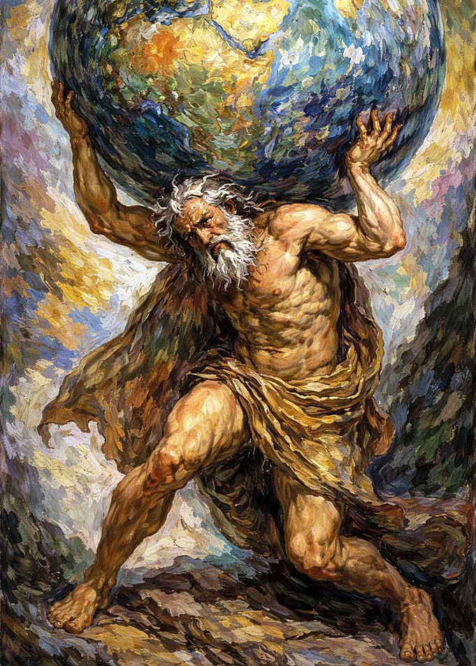 Atlas Holding the Earth