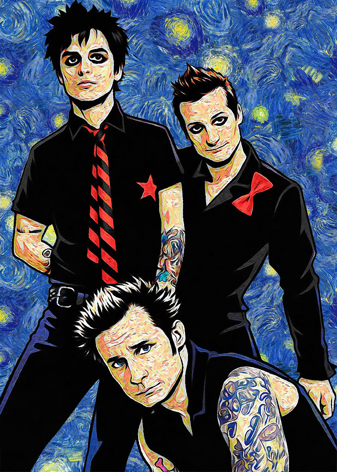 Green Day Band Portrait