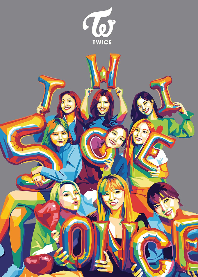 TWICE 'ONCE' Pop Art