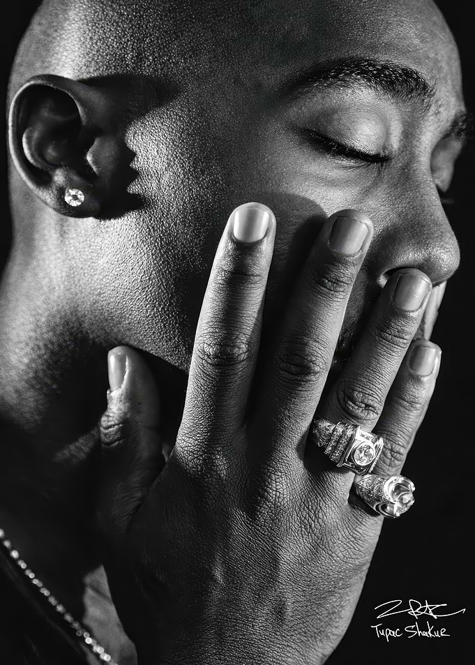 2Pac Shakur Portrait