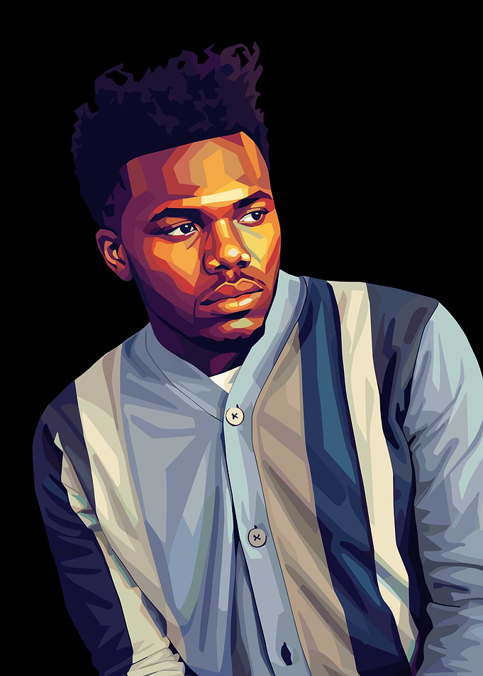 Baby Keem Pop Art Portrait