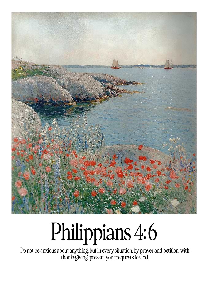 Philippians 4:6 Coastal Landscape
