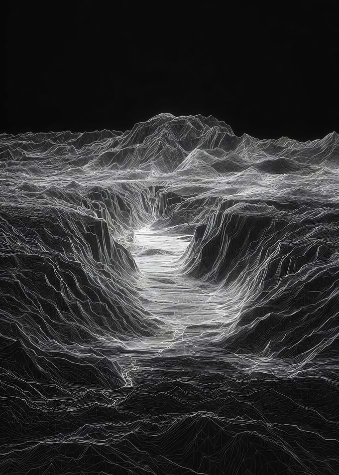 Abstract Digital Landscape