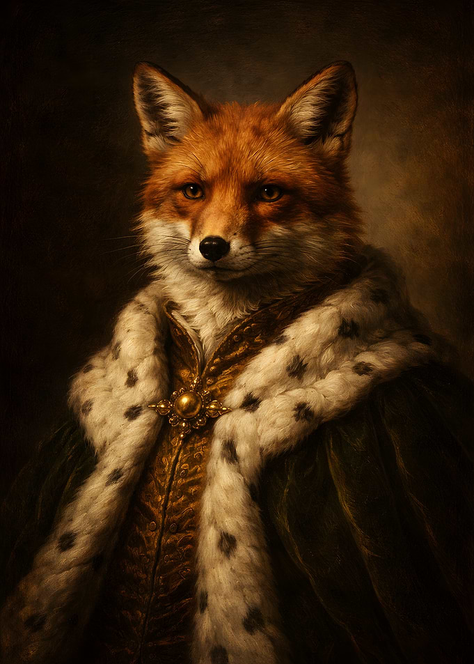 Regal Fox Portrait