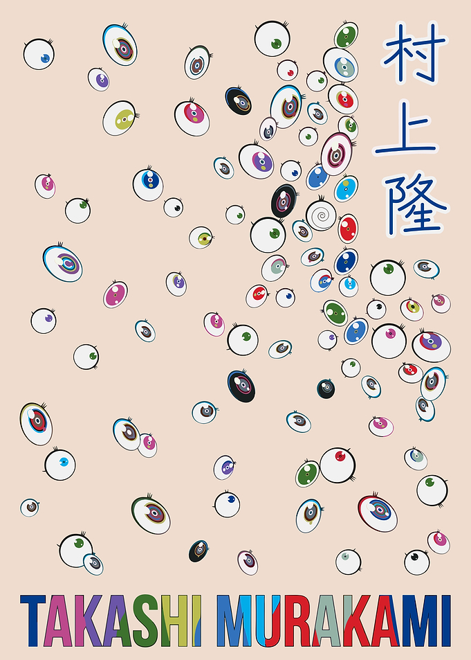 Takashi Murakami Eyes Art