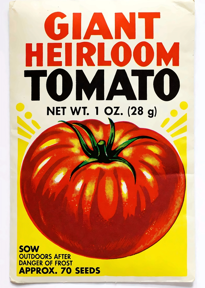 Tomato Seed Packet