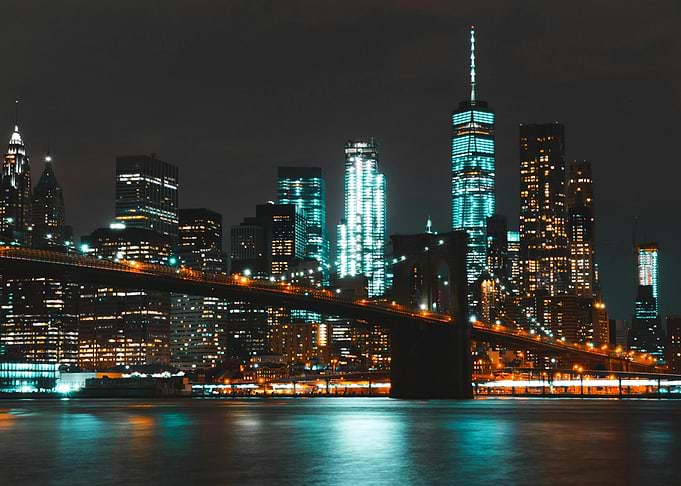 New York City Skyline at Night