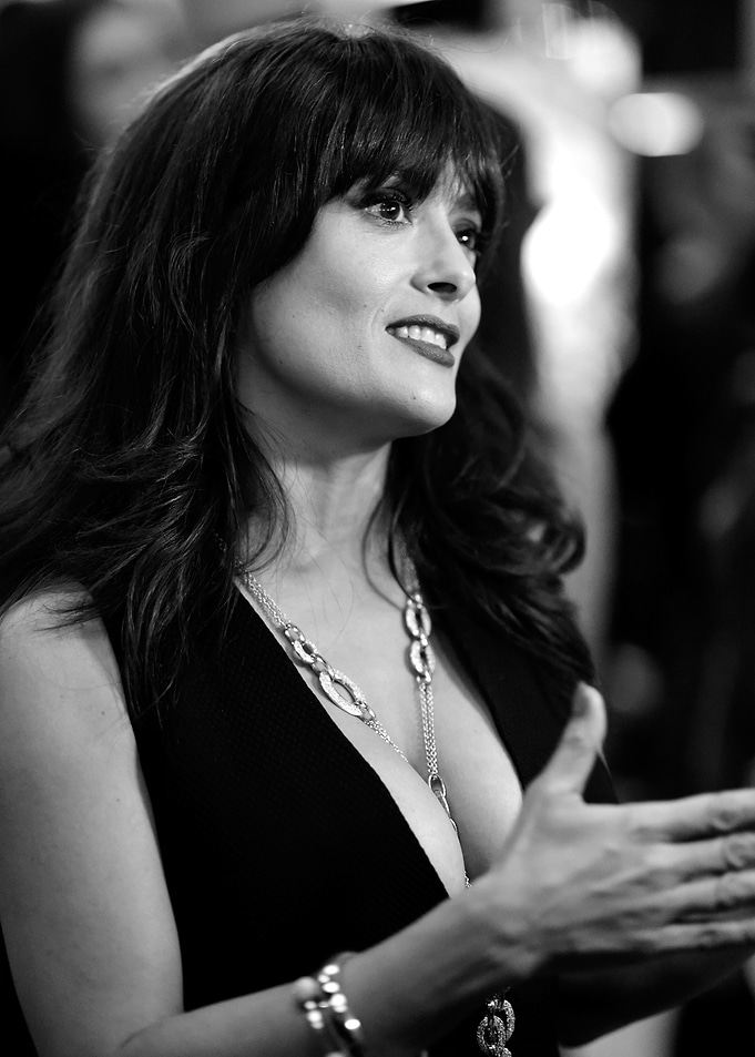 Salma Hayek in Black Dress