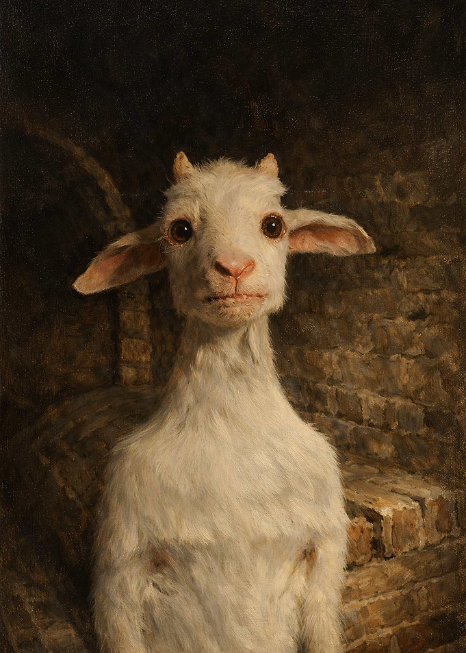 Standing Goat