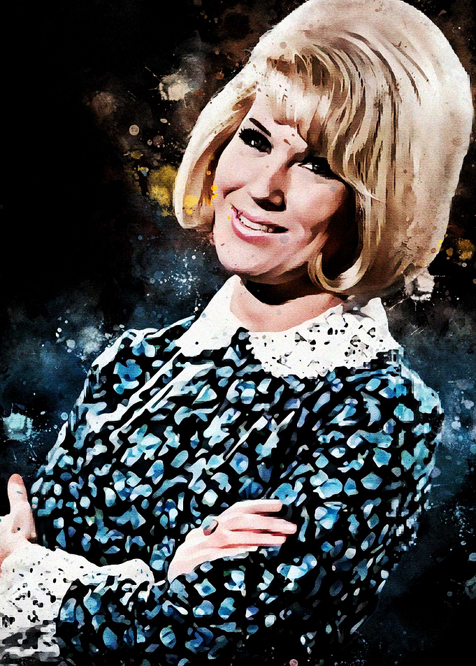 Dusty Springfield with Blonde Hair