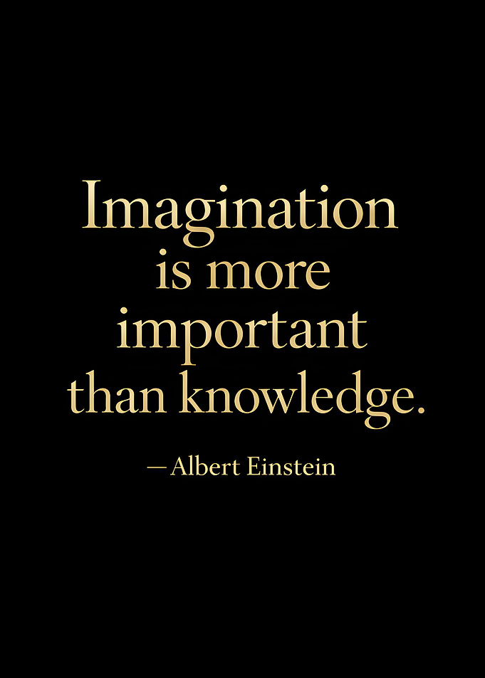Imagination is more important than knowledge quote