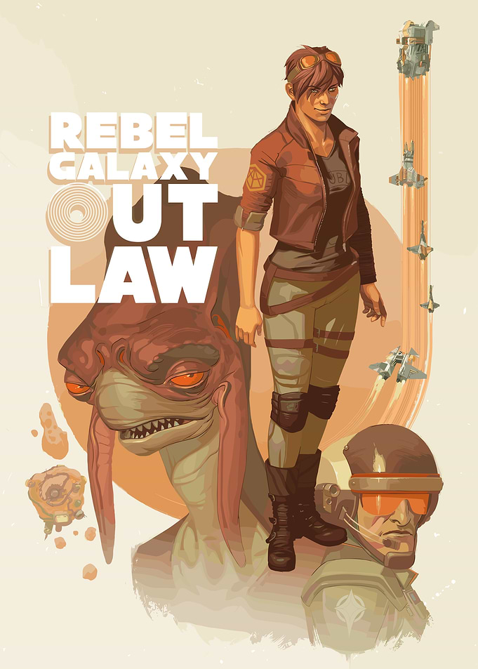 Rebel Galaxy Outlaw Poster