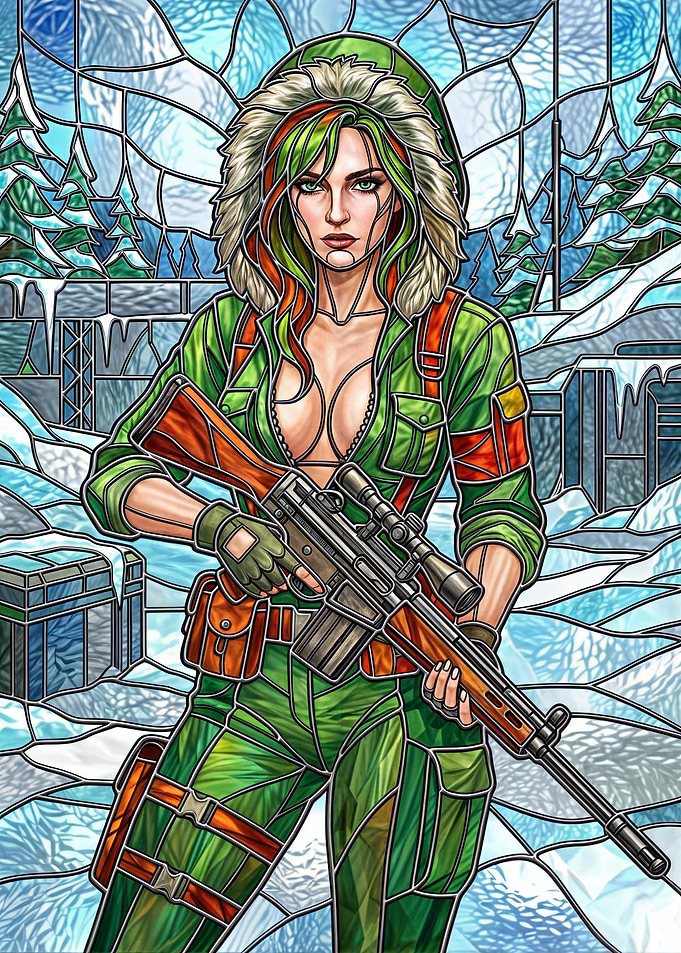Winter Soldier with Sniper Rifle