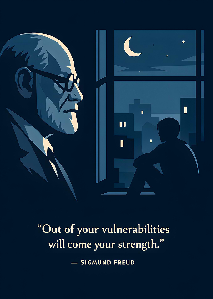 Sigmund Freud Quote on Vulnerability