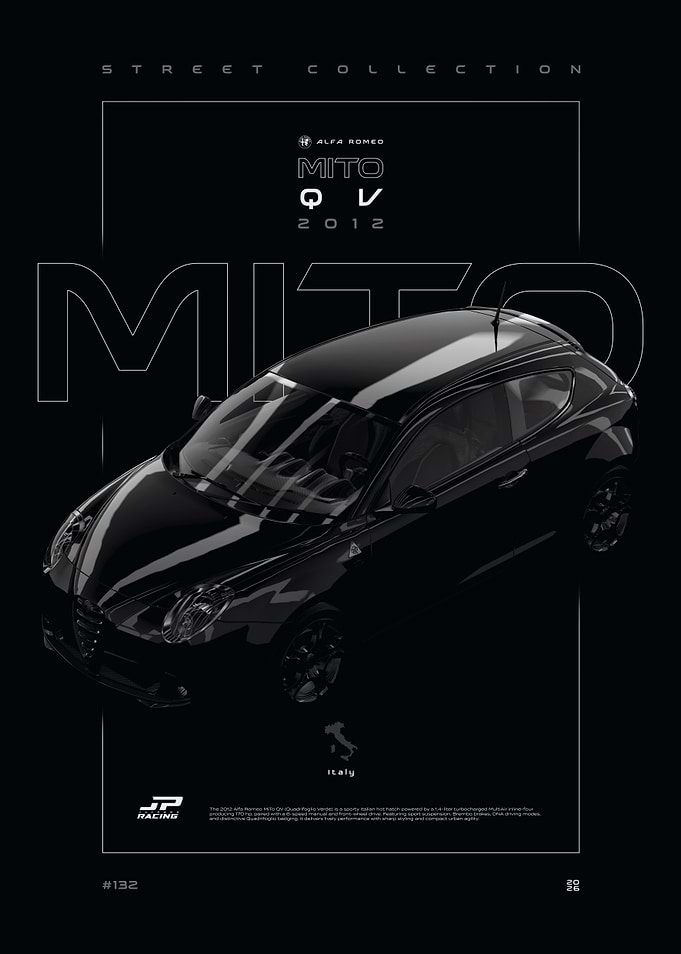 Black Alfa Romeo MiTo QV 2012