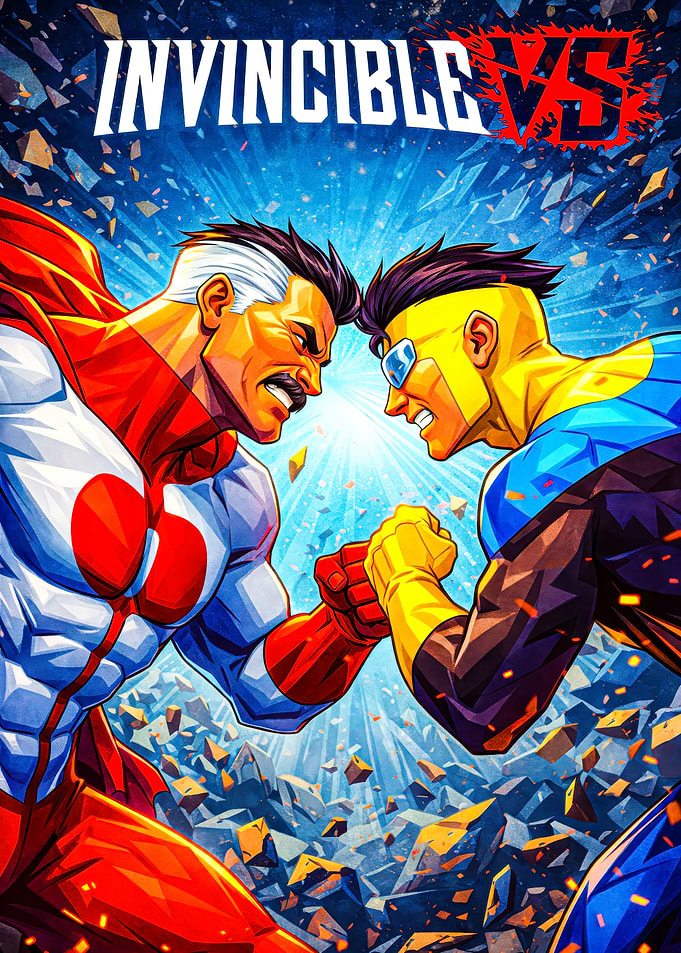 Invincible vs Omni-Man Arm Wrestling