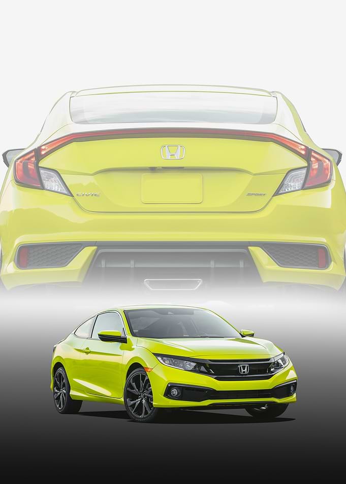 Lime Green Honda Civic Coupe
